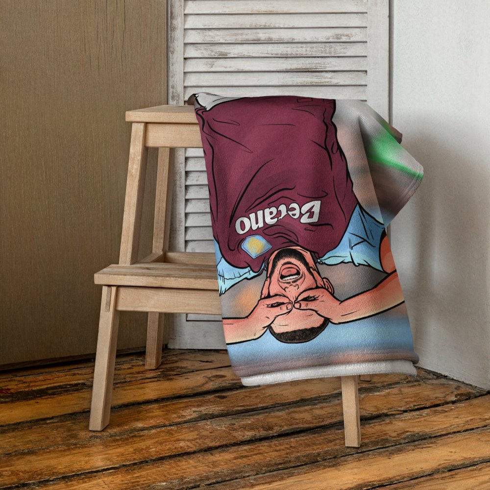 Villa Fans...

First #AVFC Beach Towel now available in the shop...

<a href="/jmcginn7/">John McGinn</a> #Matty723