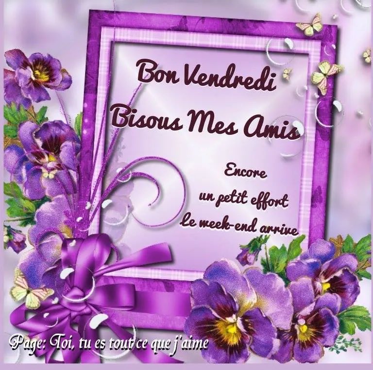 Bonne journée à tous 😘🌺