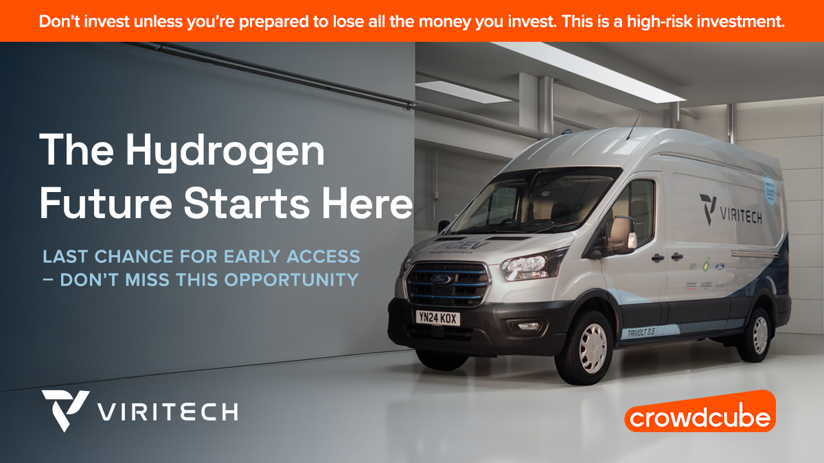 We're #Crowdfunding! Get Early Access Now: crowdcube.com/early-access/v…
Don’t invest unless you’re prepared to lose all the money you invest. This is a high-risk investment and you are unlikely to be protected if something goes wrong. Take 2 mins to learn more: crowdcube.com/explore/risk-w…