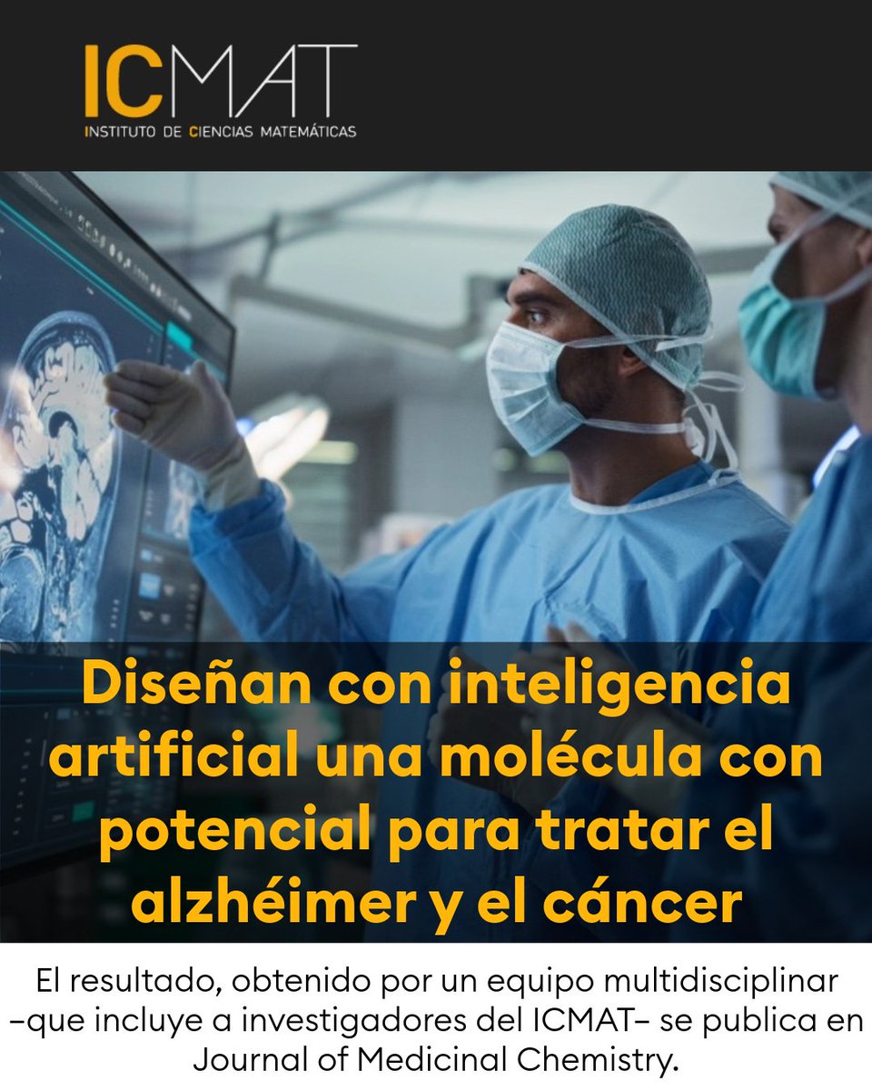 Inst. de Cc. Matemáticas (@_icmat) on Twitter photo Investigadores del #ICMAT, <a href="/CIB_CSIC/">CIB Margarita Salas (CSIC)</a> <a href="/UCOMILLAS/">Universidad Pontificia Comillas</a> e #IQM definen una nueva estrategia computacional que permite diseñar moléculas terapéuticas desde cero, incluso si los datos experimentales son limitados <a href="/CSIC/">CSIC</a> csic.es/es/actualidad-… Investigadores del #ICMAT, <a href="/CIB_CSIC/">CIB Margarita Salas (CSIC)</a> <a href="/UCOMILLAS/">Universidad Pontificia Comillas</a> e #IQM definen una nueva estrategia computacional que permite diseñar moléculas terapéuticas desde cero, incluso si los datos experimentales son limitados <a href="/CSIC/">CSIC</a> csic.es/es/actualidad-…