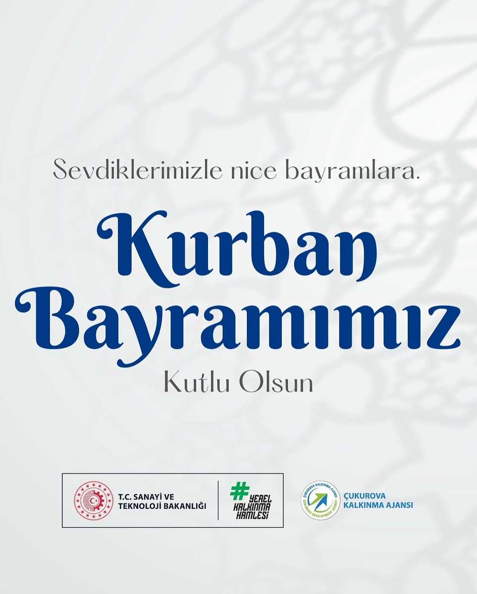 Kurban Bayramımız Kutlu Olsun.