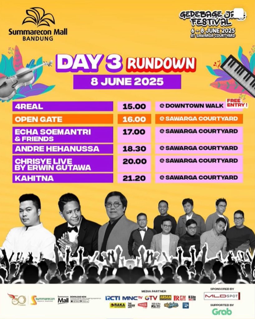 BANDUNG! 8 Juni, 17:00 WIB.