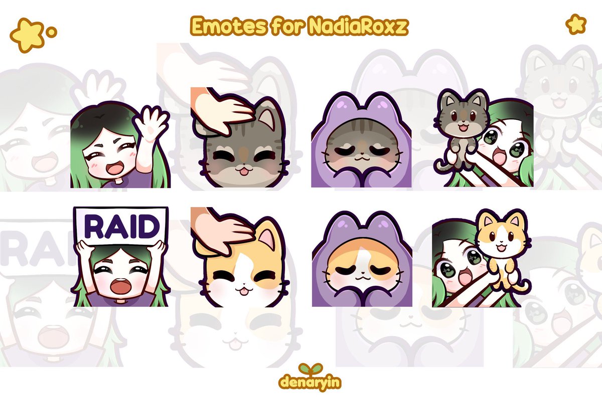 <a href="/MrElectricNick/">Nick</a> I used <a href="/Denaryin/">🍃🐌 Ana @ Dokomi 3B14</a> for my updated emotes, highly recommend her.