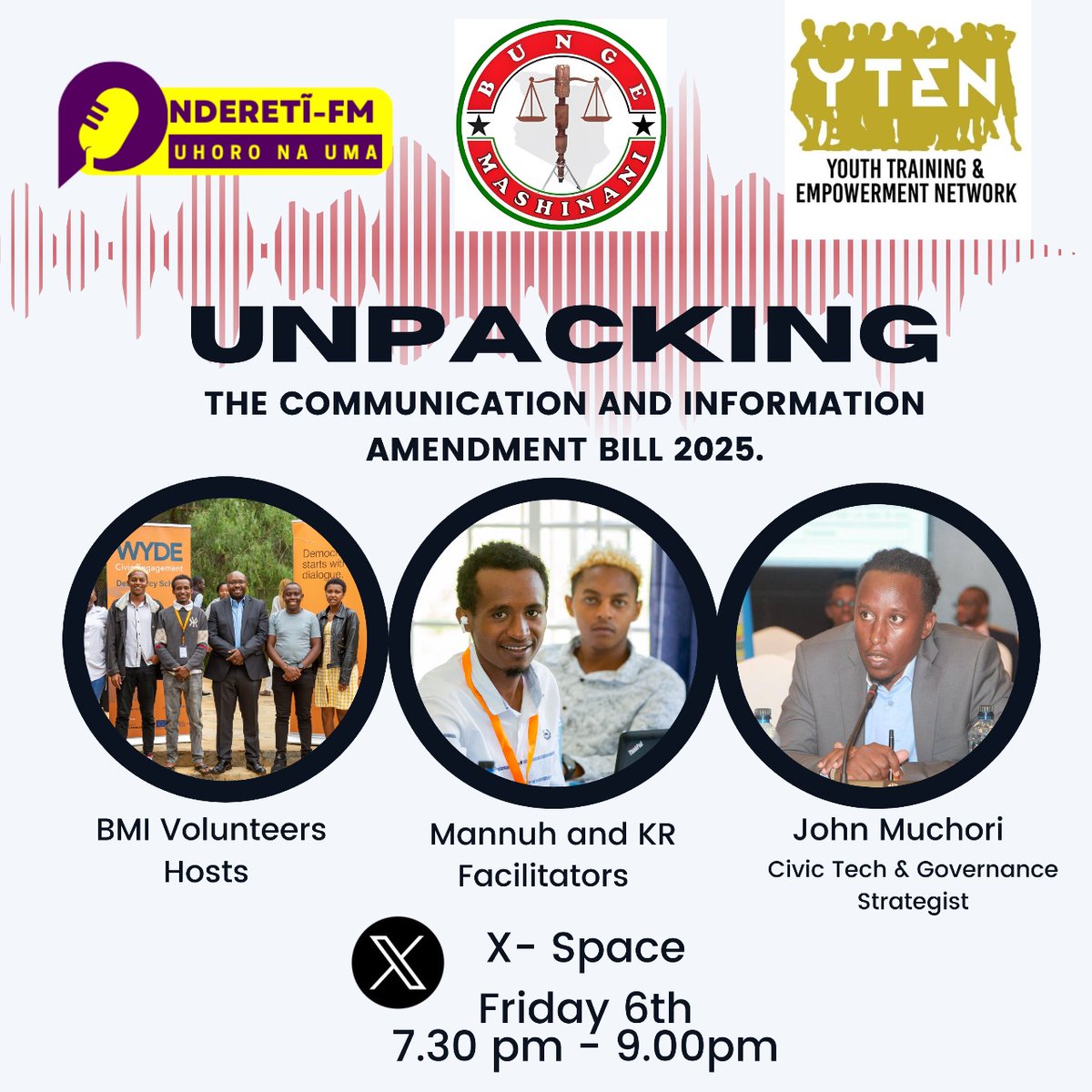 Ndereti Media (@nderetimedia) on Twitter photo The threat to privacy is real. Join us as we unpack the Communication and Information Bill, 2025. Join us today evening
<a href="/4lowthemoney/">Follow The Money Int'l 💰</a> <a href="/Twaweza_Ke/">Twaweza Kenya</a> <a href="/ICJKenya/">ICJ Kenya</a> <a href="/MzalendoWatch/">Mzalendo</a> <a href="/OkoaUchumi_KE/">Okoa Uchumi</a> <a href="/TISAKenya/">@TisaKenya</a> <a href="/TIKenya/">TI-Kenya</a> <a href="/BungeMashinani/">Bunge Mashinani</a> The threat to privacy is real. Join us as we unpack the Communication and Information Bill, 2025. Join us today evening
<a href="/4lowthemoney/">Follow The Money Int'l 💰</a> <a href="/Twaweza_Ke/">Twaweza Kenya</a> <a href="/ICJKenya/">ICJ Kenya</a> <a href="/MzalendoWatch/">Mzalendo</a> <a href="/OkoaUchumi_KE/">Okoa Uchumi</a> <a href="/TISAKenya/">@TisaKenya</a> <a href="/TIKenya/">TI-Kenya</a> <a href="/BungeMashinani/">Bunge Mashinani</a>