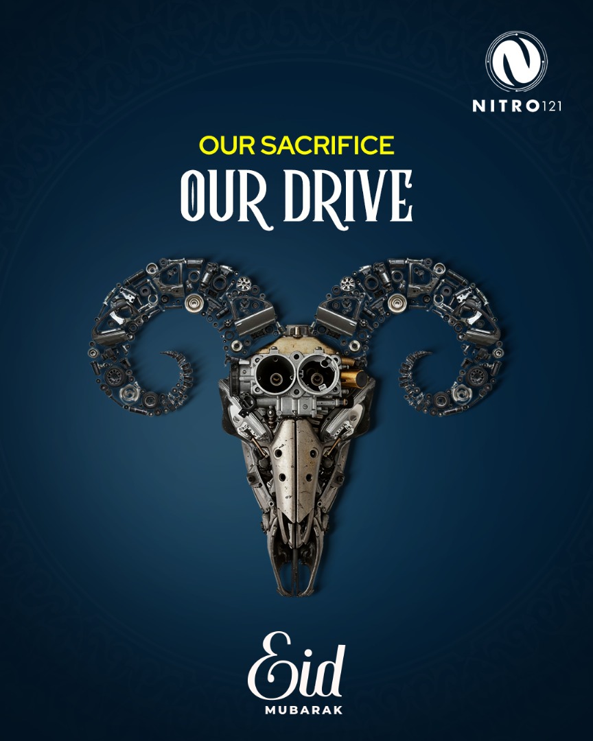 May your prayers be answered, your plates be full and your homes be blessed.

Happy Eid!

#Nitro #Nitro121 #Eid #eidmubarak🌙