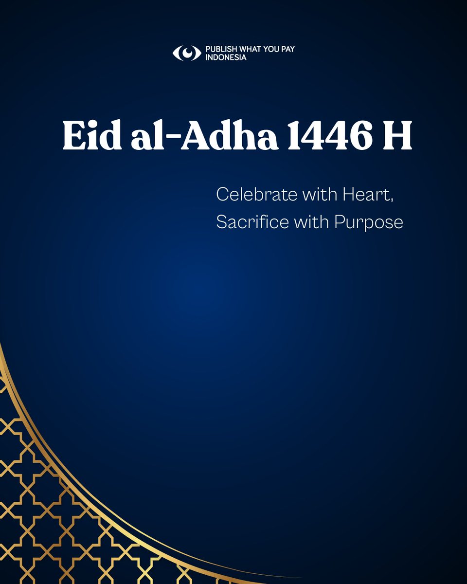 Happy Eid al-Adha 1446 H! 🌙
PWYP Indonesia celebrates this moment by sharing qurbani in Depok &amp; Bogor, Indonesia.

May the spirit of sacrifice guide us toward justice, care, &amp; sustainability—for people &amp; the planet.

#IdulAdha1446H #PWYPIndonesia #Justice #Sustainability