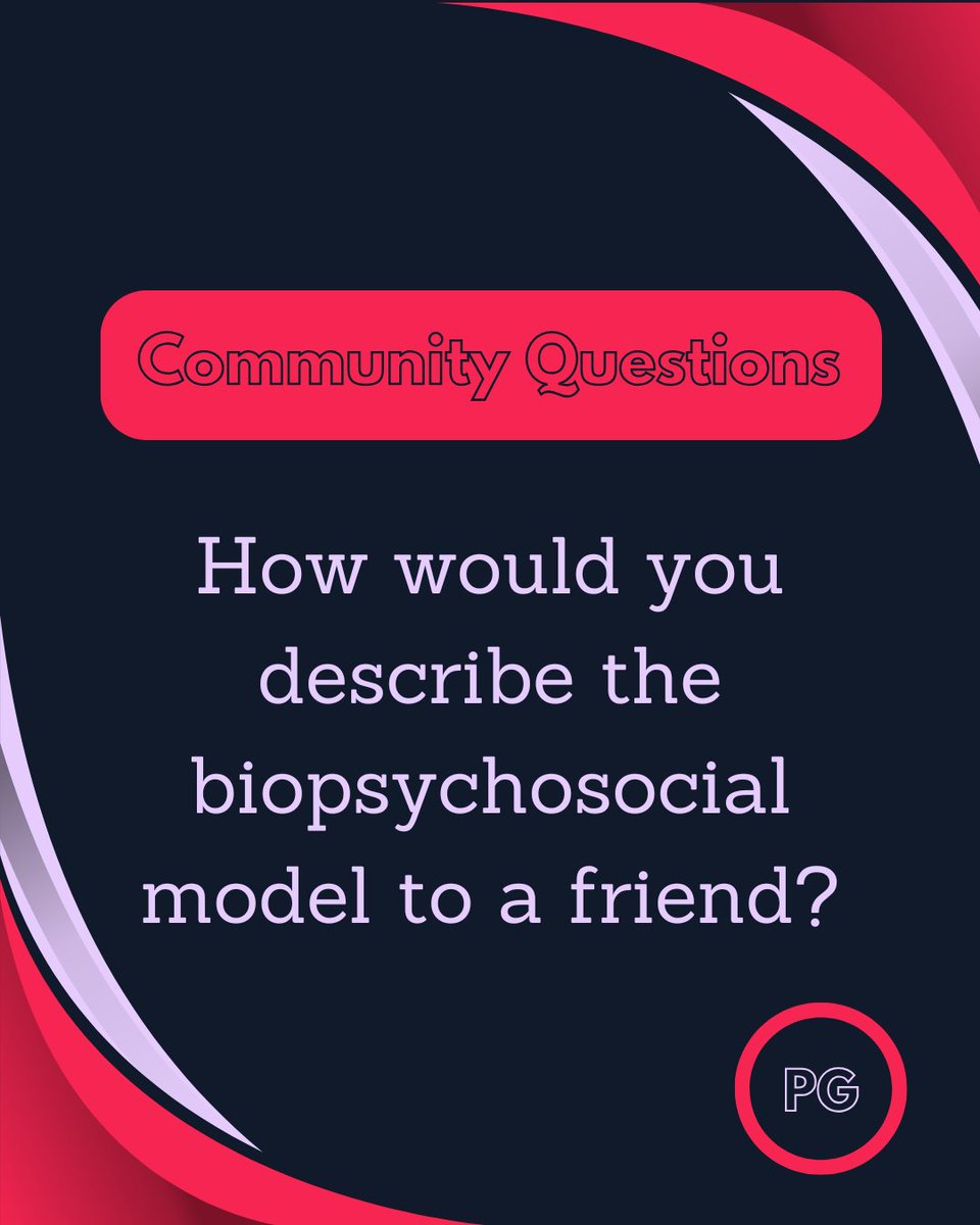🧠 How would you explain the biopsychosocial model to a friend — without sounding like a textbook?

Let’s compare notes on making complexity understandable. Open to everyone — no membership required.
