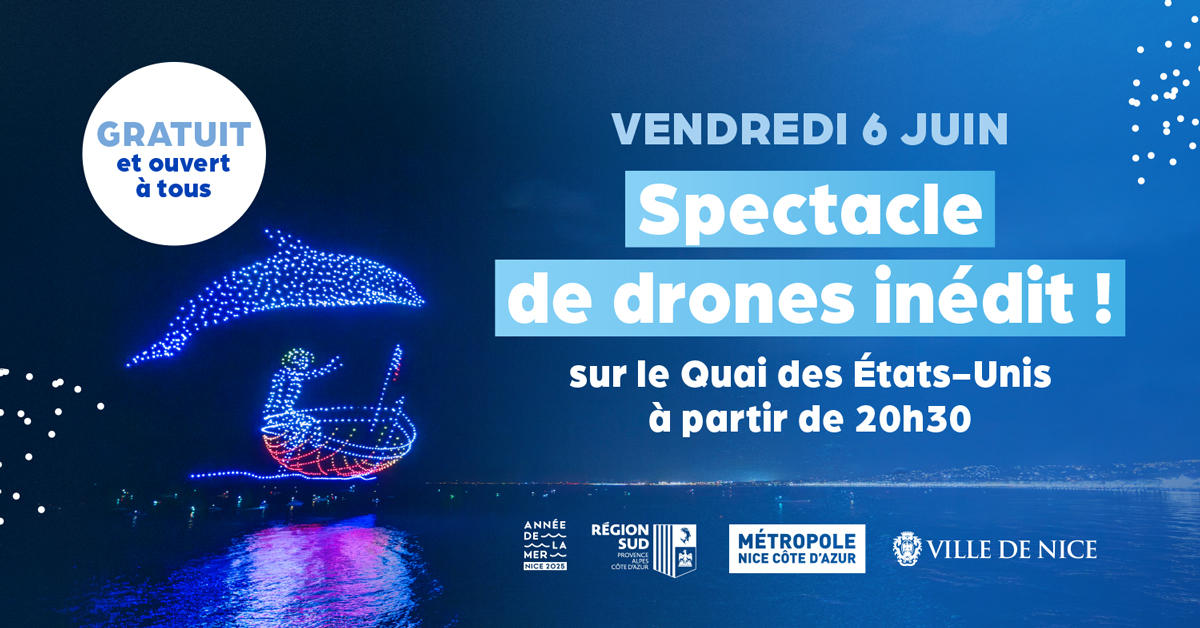 🇫🇷Le 6 juin à 20h30, le Quai des États-Unis s'embrase avec Agoria, maestro présent aux JO de Paris 2024 &amp; Cassius, pilier fondateur de la French Touch, en set B2B !

Un moment d'anthologie suivi d'un show de drones, du jamais vu en Europe !🎆

anneedelamer.nice.fr/agenda/spectac…

#ILoveNice