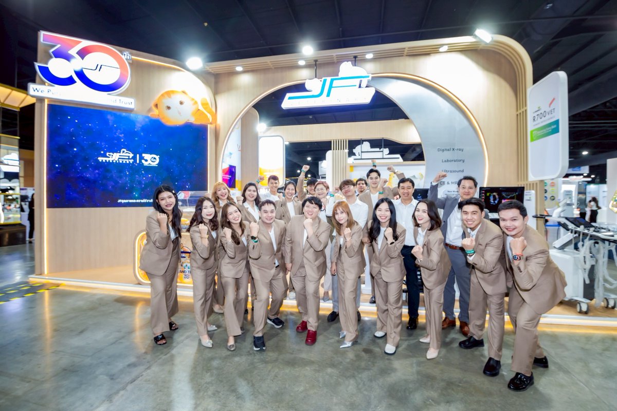 imaging_new's tweet photo. Congratulations to our amazing partner, JF Advance Med-Vet เครื่องมือคุณภาพสำหรับสัตวแพทย์, on their 30th Anniversary!  We’re truly honored to join the biggest annual event in Thailand VRVC 2025! The JFA team impressed everyone with their professionalism and passion at the booth. https://t.co/s2sQQSeo1B