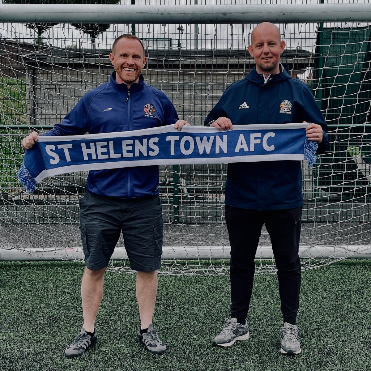 📣 ANNOUNCEMENT 📣
Please welcome our new U23s <a href="/StHelensTownR/">St Helens Town AFC U23s</a> management duo — Gav Hanson &amp; Danny Hughes
Danny is no stranger to Town, having represented both the First Team and U23s since 2022. Gav brings over a decade of success in youth development. 
🔵⚪️ #TownTeam