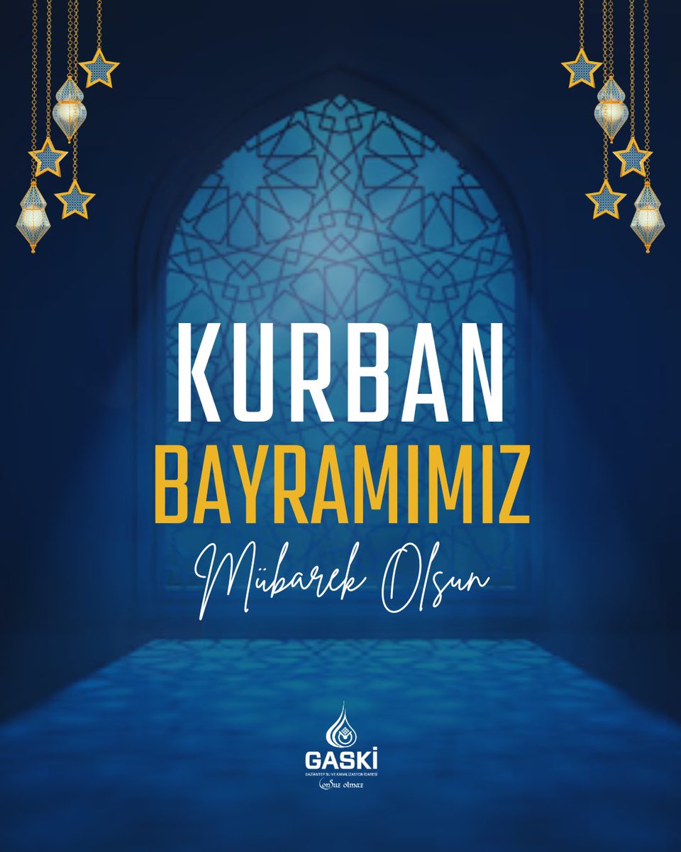 🎉 Kurban Bayramımız mübarek olsun!

Bayram; sevgi, dayanışma ve paylaşmanın en güzel zamanı.
GASKİ olarak bayram boyunca da Gaziantep’in dört bir yanında kesintisiz hizmet için görevdeyiz. 💧

Bereketle gelen bu güzel bayram sağlık, huzur ve mutluluk getirsin.

#KurbanBayramı
