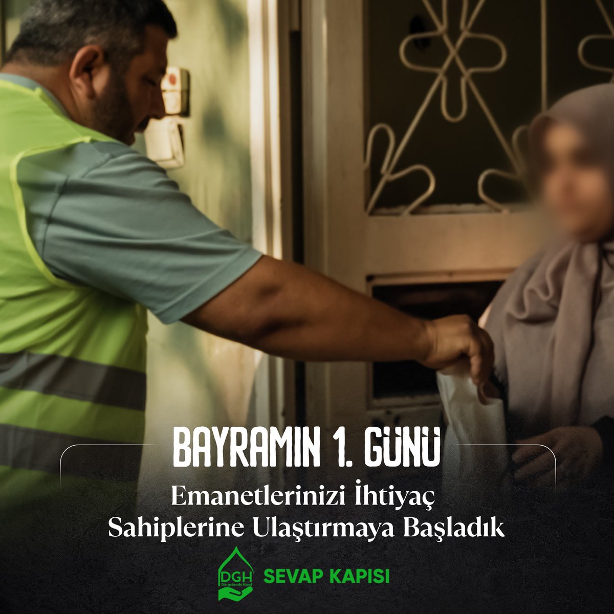Bayramın 1. Günü | Emanetlerinizi İhtiyaç Sahiplerine Ulaştırmaya Başladık 

Sevap Kapısı olarak vekaletle kesilen kurbanları gerçek ihtiyaç sahiplerine ulaştırıyoruz. 

Sizin emanetiniz, bizim sorumluluğumuz...

#bayram 
#KurbanBayramı