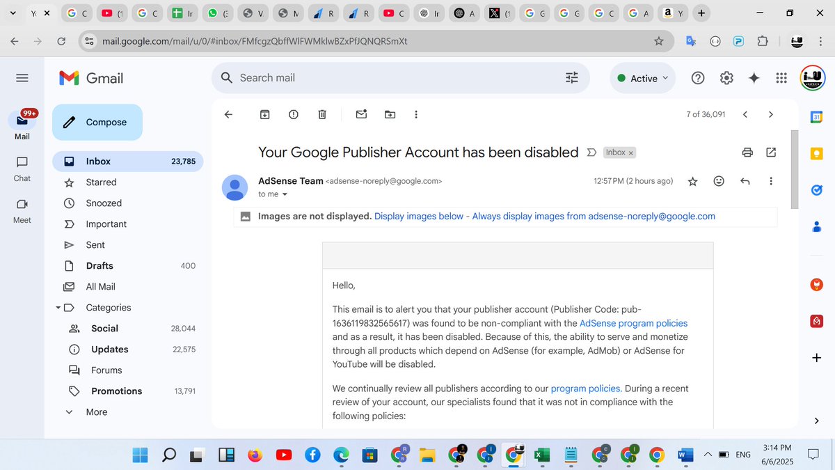 luupdate (@luupdate_) on Twitter photo <a href="/Google/">Google</a>
Our Google AdSense account was suddenly closed. We’re a genuine platform & always followed the guidelines. 🙏
Kindly <a href="/GoogleAds/">Google Ads</a> team, recheck the case. If any mistake was from our side, we sincerely apologize. Hoping for reactivation. 💻📢
#AdSense <a href="/JavedMustafa_/">Javed Mustafa</a> <a href="/Google/">Google</a>
Our Google AdSense account was suddenly closed. We’re a genuine platform & always followed the guidelines. 🙏
Kindly <a href="/GoogleAds/">Google Ads</a> team, recheck the case. If any mistake was from our side, we sincerely apologize. Hoping for reactivation. 💻📢
#AdSense <a href="/JavedMustafa_/">Javed Mustafa</a>