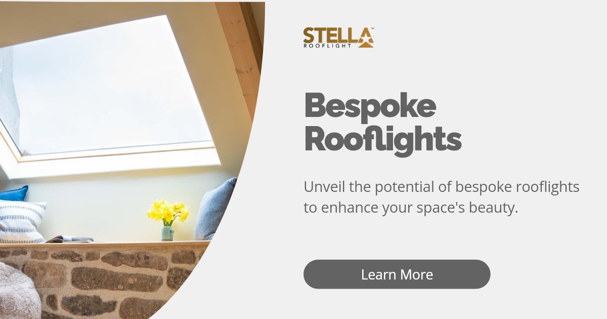 Transform your property with elegant rooflights that enhance natural light &amp; adhere to conservation guidelines. Learn more at stellarooflight.co.uk.