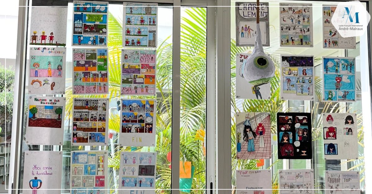 ✋𝗔𝘂 𝗟𝘆𝗰𝗲́𝗲 𝗙𝗿𝗮𝗻𝗰̧𝗮𝗶𝘀 𝗜𝗻𝘁𝗲𝗿𝗻𝗮𝘁𝗶𝗼𝗻𝗮𝗹 𝗔𝗻𝗱𝗿𝗲́-𝗠𝗮𝗹𝗿𝗮𝘂𝘅, 𝗹𝗮 𝗹𝘂𝘁𝘁𝗲 𝗰𝗼𝗻𝘁𝗿𝗲 𝗹’𝗶𝗻𝘁𝗶𝗺𝗶𝗱𝗮𝘁𝗶𝗼𝗻 𝘀𝗰𝗼𝗹𝗮𝗶𝗿𝗲 𝗲𝘀𝘁 𝘂𝗻𝗲 𝗽𝗿𝗶𝗼𝗿𝗶𝘁𝗲́ 𝗮𝗯𝘀𝗼𝗹𝘂𝗲.
Formations, conférence-débat et exposition…