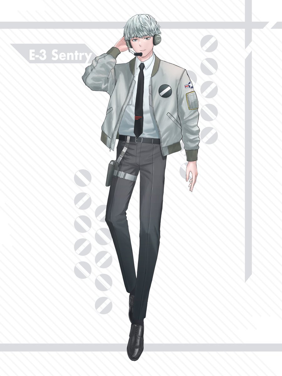 「#我ながら天才的なキャラデザ4選 このへんですかね(軍用機擬人化です)」|ただのかわせみ✈︎のイラスト