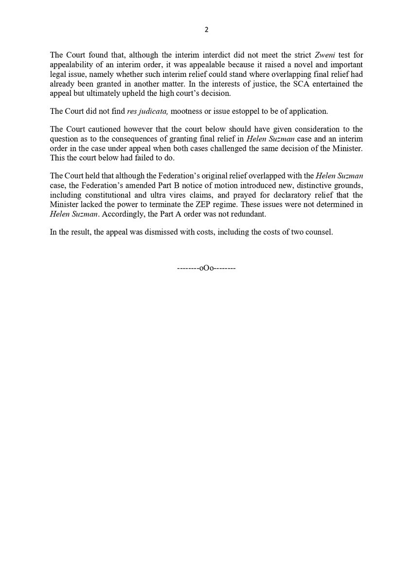 Minister of Home Affairs and Another v Vindiren Magadzire and Another (245/2024) [2025] ZASCA 81 (6 June 2025)
Today, the Supreme Court of Appeal (SCA) dismissed an appeal by the Minister of Home Affairs and the Director-General of the Department of Home Affairs (the appellants)