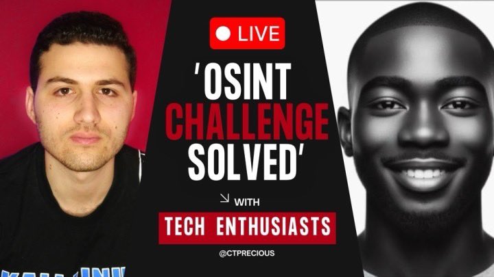 Good News, Guys

My OSINT Challenge “Down The Tunnel” will be officially live on YouTube - Thursday next week. 

In this video, <a href="/Cyber_Sudo/">CyberSudo</a> well presented incredible expertise in navigating the challenge by utilizing various tools and techniques.

#OSINT 
#Cybersecurity