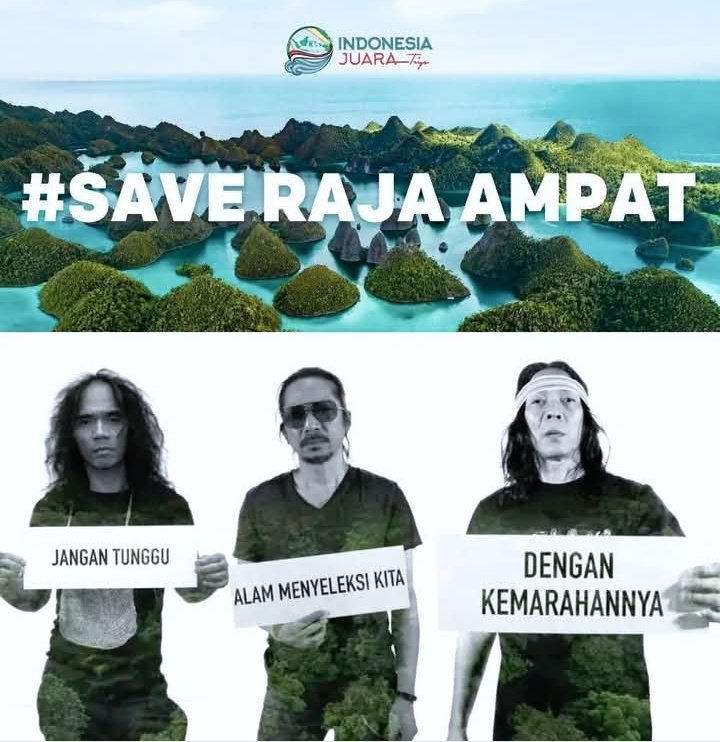 KangManto123's tweet image. Jaga Alam Kita..!!!
Suarakan #SaveRajaAmpat

@slankdotcom