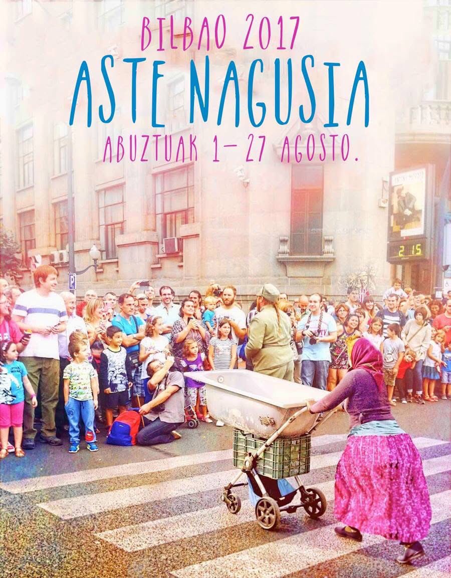 El asunto de los carteles de Aste Nagusia de Bilbao es digno de un Curso de Verano en BB AA de  EHU. Encima  acaban de desmantelar un laboratorio de spiz en Zeberio. Amos, no me jodas, con el verano encima.