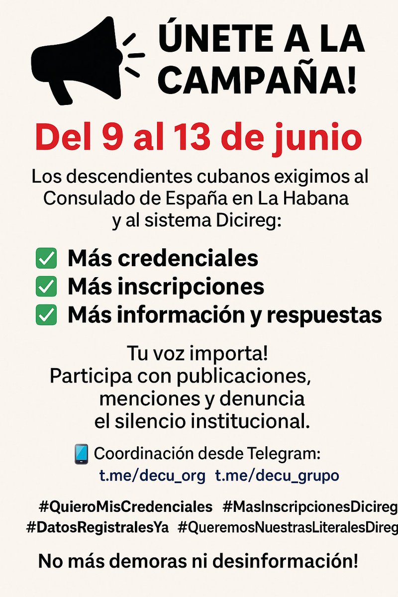 Descendientes de Españoles en Cuba Unidos tweet media