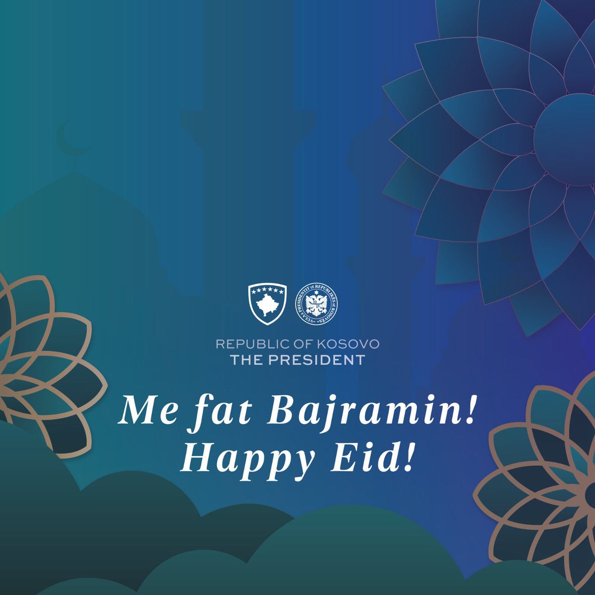 Wishing everyone celebrating in Kosovo and around the world a joyful #EidAlAdha!

May this special day inspire acts of kindness, solidarity, and a shared commitment to peace and understanding.

Me fat Kurban Bajramin!