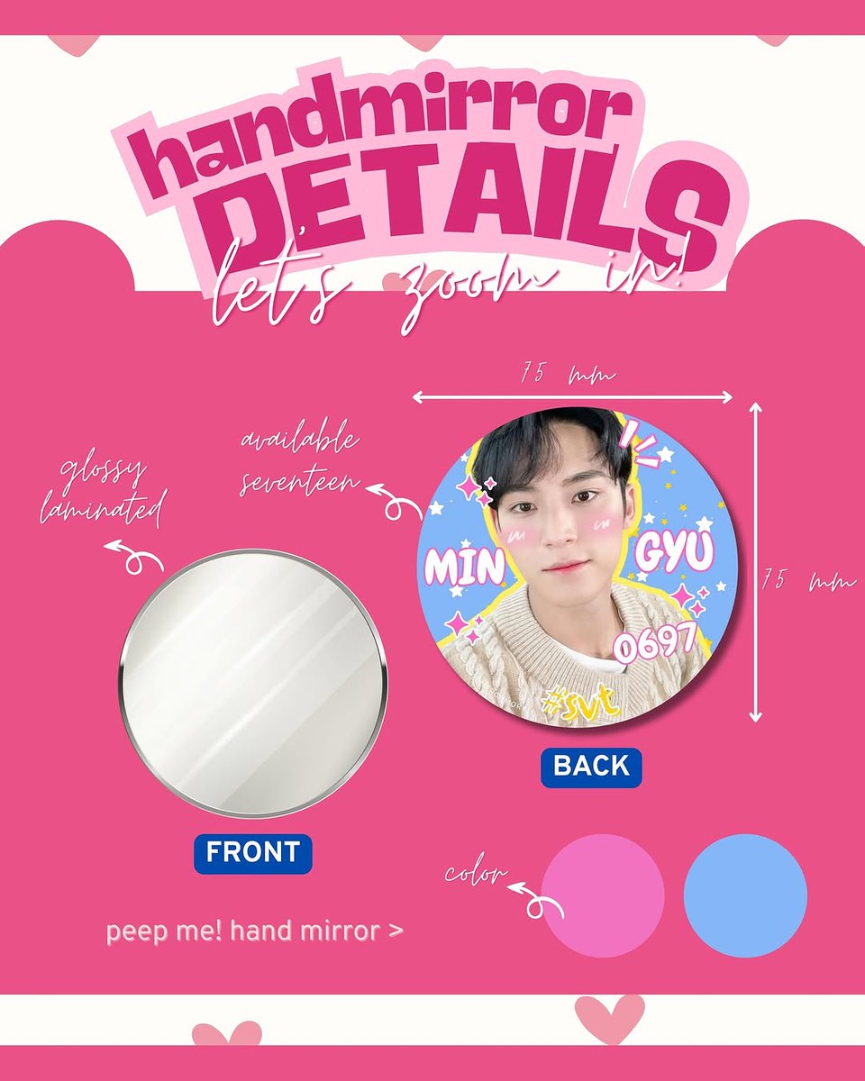 merchmory's tweet image. ⇢ ˗ˏˋ 👀 𝙇𝙤𝙤𝙠𝙞𝙣𝙜 𝙛𝙤𝙧 𝙩𝙝𝙚 𝙥𝙚𝙧𝙛𝙚𝙘𝙩 𝙝𝙖𝙣𝙙 𝙢𝙞𝙧𝙧𝙤𝙧? 𝙒𝙚’𝙫𝙚 𝙜𝙤𝙩 𝙮𝙤𝙪 𝙘𝙤𝙫𝙚𝙧𝙚𝙙 — 𝙣𝙤𝙬 𝙖𝙫𝙖𝙞𝙡𝙖𝙗𝙡𝙚 𝙖𝙩 𝙨𝙝𝙤𝙥𝙚𝙚 @𝙢𝙚𝙧𝙘𝙝𝙢𝙤𝙧𝙮 s.shopee.co.id/8KdXd0nK9i ࿐ྂ
💸IDR 20.000
📍Medan, INA 

#seventeen #handmirror #CARAT #kpopers