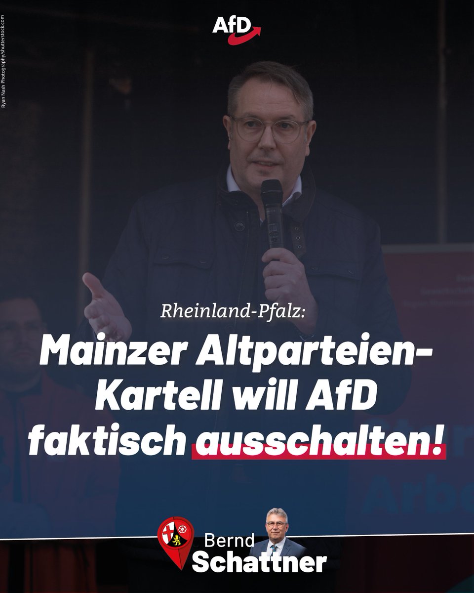 Rheinland-Pfalz: Mainzer Altparteien-Kartell will AfD faktisch ausschalten!

Was tun, wenn der Wähler falsch wählt? In Rheinland-Pfalz haben SPD, CDU, Grüne und FDP offenbar eine Antwort gefunden: Sie wollen die Konkurrenz einfach ausschalten. Da ein offizielles AfD-Verbot