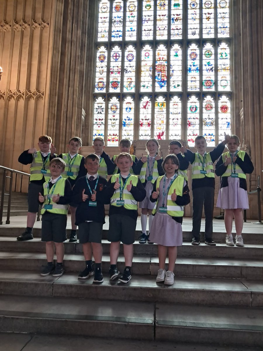 In the Houses of Parliament, London!