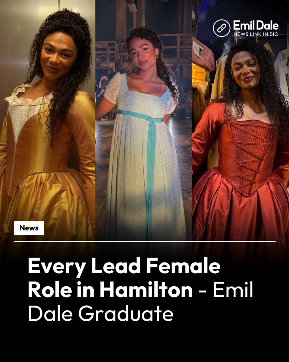 NEWS - Emil Dale Graduate plays every female lead in Hamilton!

🔗 emildale.co.uk/news

#dramaschool #emildaleacademy #musicaltheatre #emildale