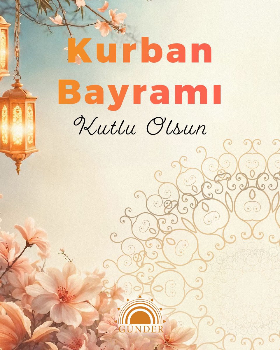 GÜNDER olarak, Kurban Bayramı’nızı kutluyor; sağlık, huzur ve aydınlık yarınlar diliyoruz.☀️
#KurbanBayramı #GÜNDER <a href="/GunderSolar/">GÜNDER</a> <a href="/gundermym/">gundermym</a>