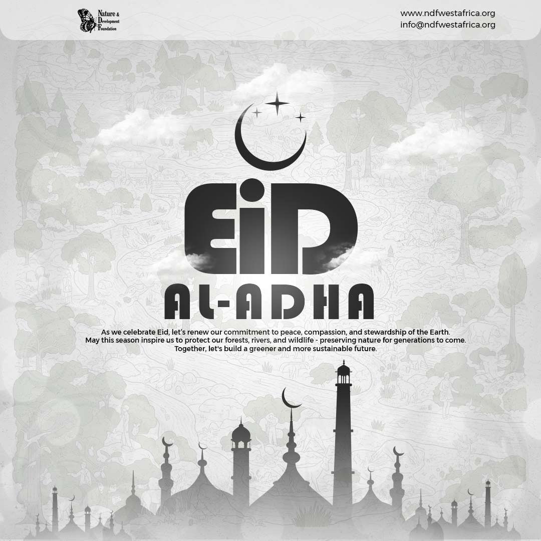 As we celebrate Eid, let's renew our commitment to peace, compassion, and stewardship of the Earth.

May this season inspire us to protect our forests, rivers, and wildlife - preserving nature for generations to come.
Together, let's build a greener and more sustainable future.
