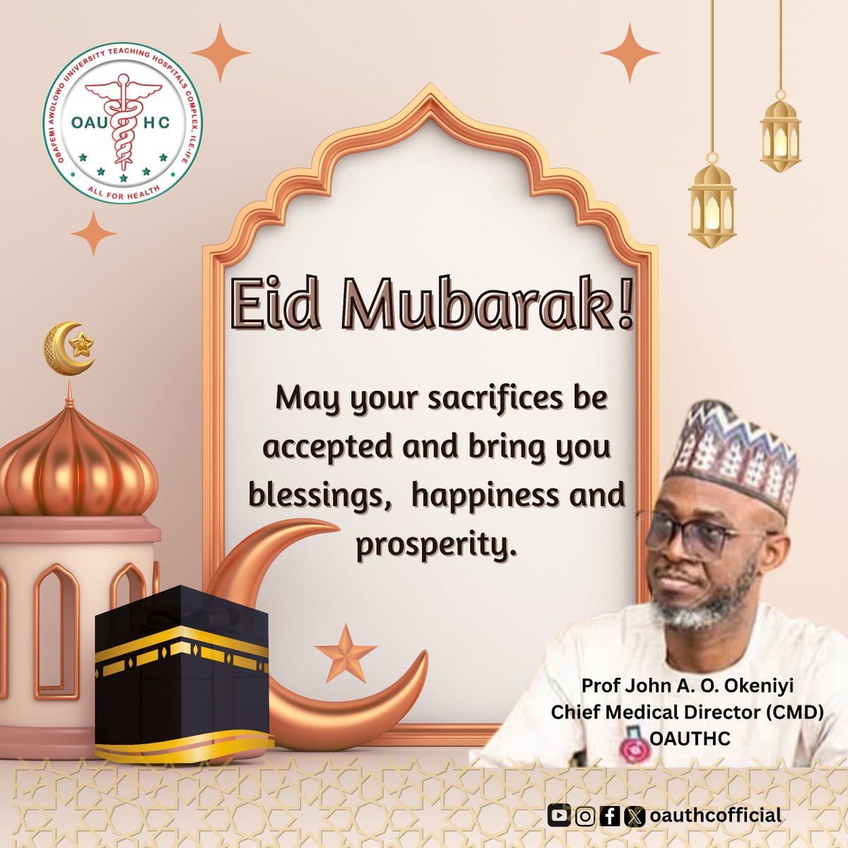 OAUTHC, Ile-Ife (@oauthcofficial) on Twitter photo Warm wishes from all of us <a href="/oauthcofficial/">OAUTHC, Ile-Ife</a>
<a href="/OAUniversity/">Obafemi Awolowo University</a> #EidAlAdha #EidulAdha2025 #EidMubarak #OAUTwitter Warm wishes from all of us <a href="/oauthcofficial/">OAUTHC, Ile-Ife</a>
<a href="/OAUniversity/">Obafemi Awolowo University</a> #EidAlAdha #EidulAdha2025 #EidMubarak #OAUTwitter