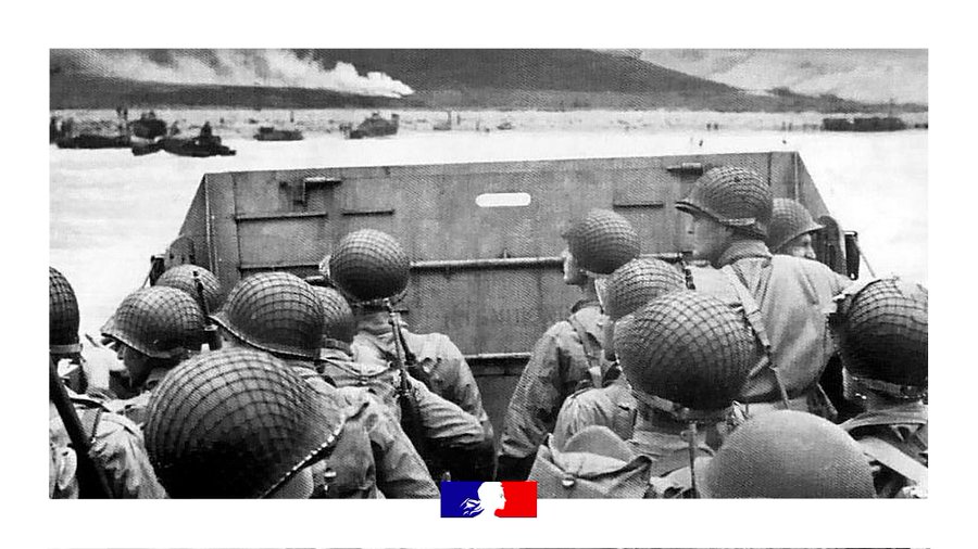 EtatMajorFR's tweet image. Souvenons-nous. Le 6 juin 1944, 156 000 soldats et parachutistes alliés donnent l’assaut en Normandie – le plus grand débarquement de l’Histoire commence pour libérer la France puis l’Europe.