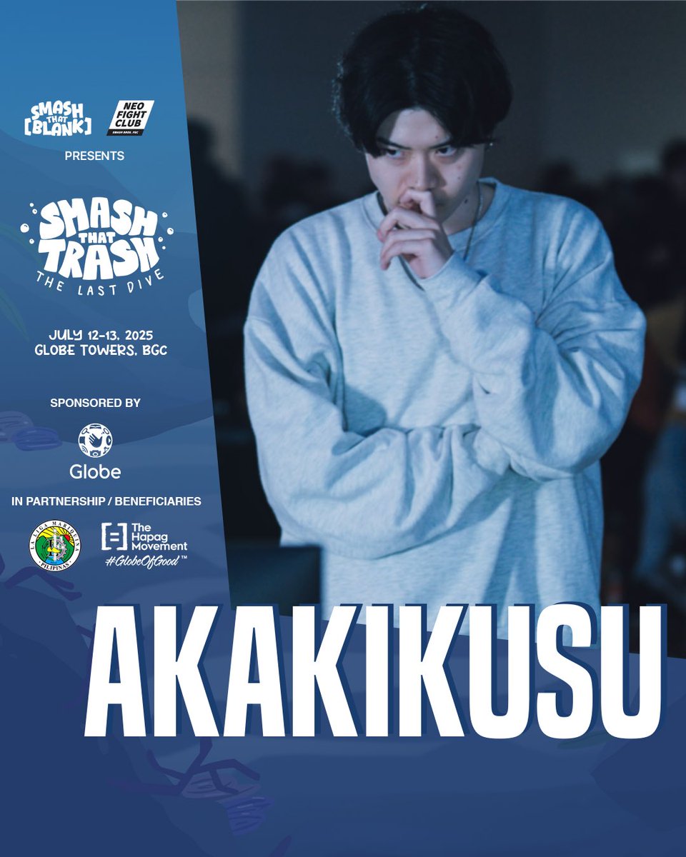 Smash Philippines (@smashbrosph) on Twitter photo We need a Hero!
<a href="/akak_ssbu/">アカキクス/Akakikusu</a>, will be bringing the legend to Smash That Trash: The Last Dive!
Take part in history by registering @ docs.google.com/forms/d/e/1FAI…
📸: <a href="/sakyooooou/">さきょう/ sakyo</a> We need a Hero!
<a href="/akak_ssbu/">アカキクス/Akakikusu</a>, will be bringing the legend to Smash That Trash: The Last Dive!
Take part in history by registering @ docs.google.com/forms/d/e/1FAI…
📸: <a href="/sakyooooou/">さきょう/ sakyo</a>