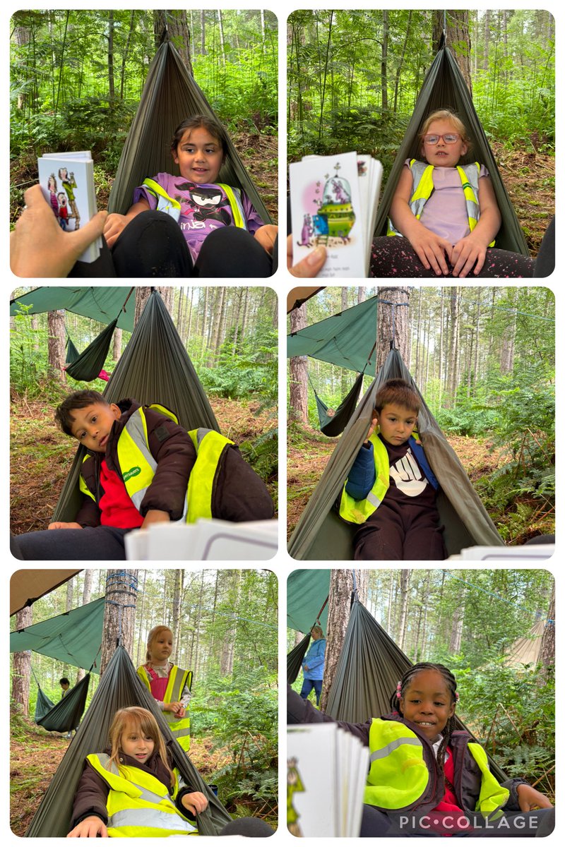 Forest phonics in a hammock!