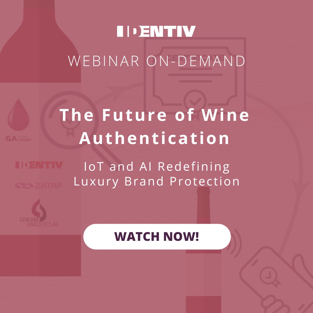 Couldn’t catch our wine authentication webinar live? 🍷 No problem! The recording is ready, featuring Identiv, Genuine Analytics &amp; <a href="/zatapofficial/">ZATAP</a>. See AI and NFC tech slashing fakes, ensuring omnichannel trust, and boosting loyalty: share.hsforms.com/1eWnfUESrSkyEB…

#IoT #Identiv