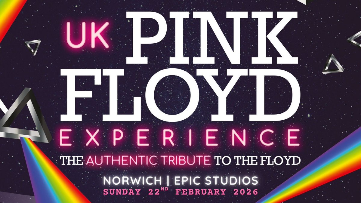 EPICNorwich's tweet image. 📣 JUST ANNOUNCED: @UKPFE celebrating 50 years since 'Wish You Were Here' live in Norwich next year
Book tickets now 🎫 ow.ly/KcwU50W3XvL