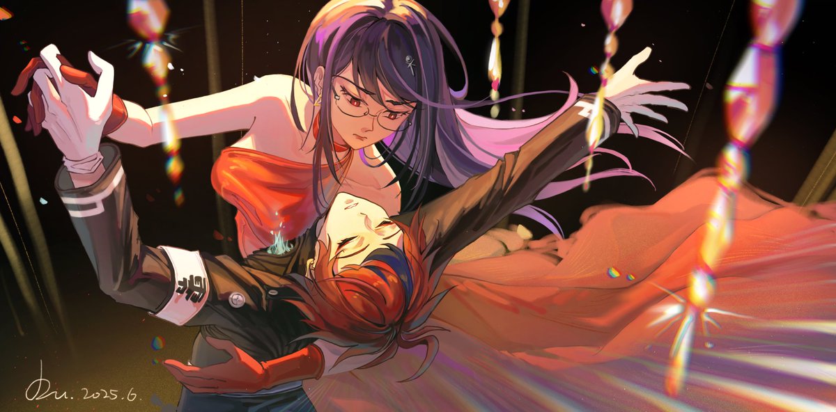 DU_DA_LA's tweet image. #ハンドラ #ハンドラ美術部 #hndr_FA #hundred_line 
タイムルーパーの二人