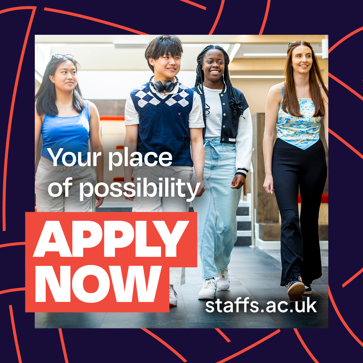 UniofStaffs's tweet image. At the University of Staffordshire, we are dedicated to business and emerging industries, showcasing a constantly developing portfolio of courses that puts you right in the heart of the workplace.

Apply now to secure your place for this September: staffs.ac.uk/apply