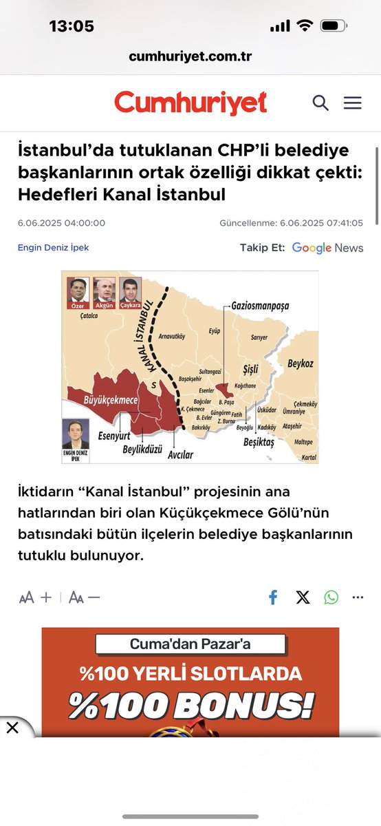 Yemin ediyorum iyice kendini rezil edecek bu İmamoğlu yandaşı basın.
Hırsızlıkları savunmak için kanal İstanbulu yakında Beşiktaş, Beykoz, Gazi Osman Paşa,
Şişli’de geçirirler…