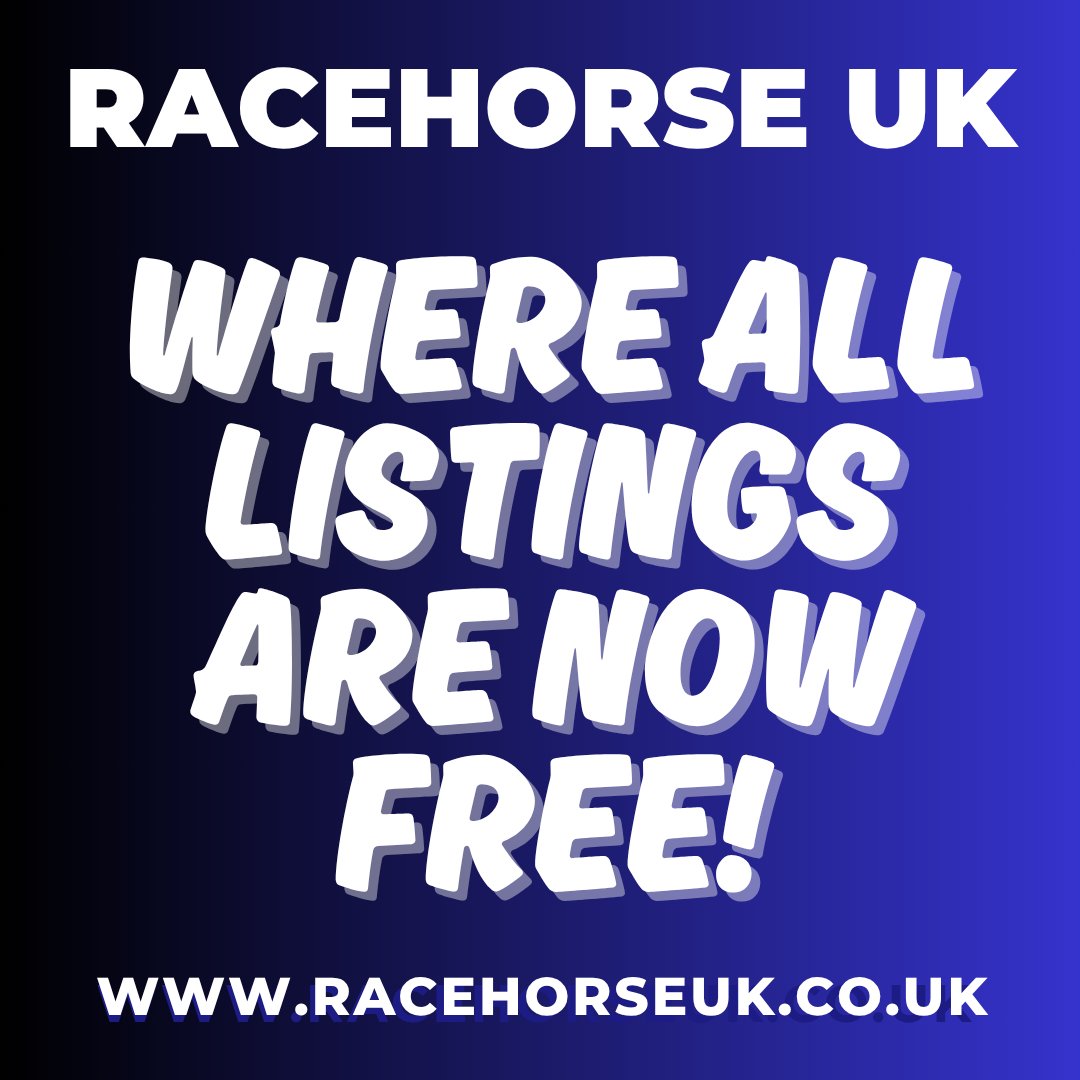 Racehorse_UK's tweet photo. All listings across our six categories are now unlimited and completely free π
Whatever you offer, you can list it on Racehorse UK at no cost π’
#horseracing #racehorsesyndicate #syndicateshares #retiredracehorse #horseracingclub #racehorse #racehorses #racehorsetrainer https://t.co/I706k6NOvz
