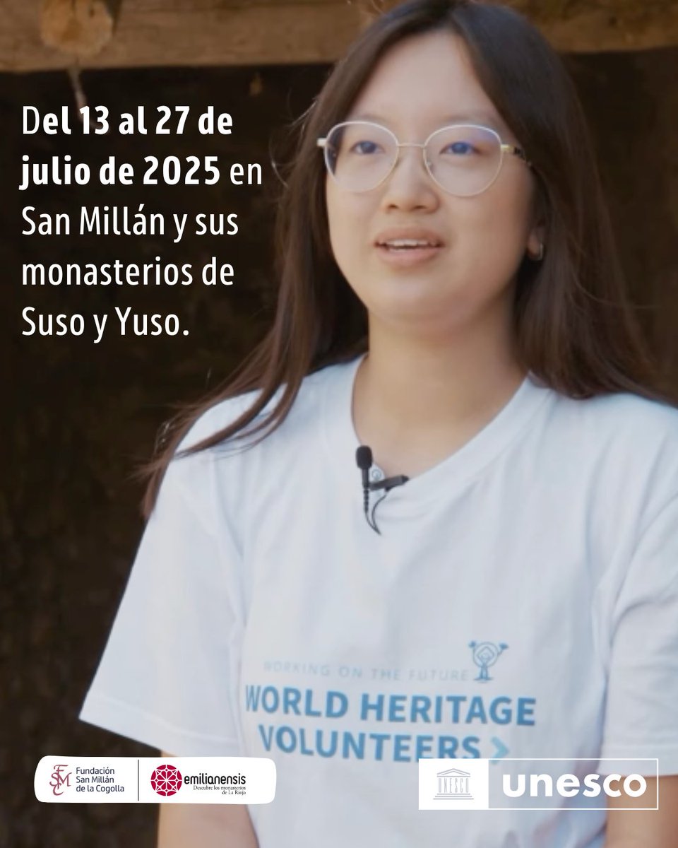 Emilianensis #SanMillán #Suso #Yuso #LaRioja (@emilianensis) on Twitter photo #BuenasNoticias La <a href="/UNESCO/">UNESCO 🏛️ #Education #Sciences #Culture 🇺🇳</a> selecciona el proyecto ‘Un paisaje benedictino’ ('A Benedictine Landscape') de la Fundación San Millán de la Cogolla para su programa de voluntariado World Heritage Volunteers (WHV) <a href="/fsanmillan/">Fundación San Millán de la Cogolla</a> <a href="/lariojaorg/">Gobierno de La Rioja</a> emilianensis.com/proyectos/volu… #BuenasNoticias La <a href="/UNESCO/">UNESCO 🏛️ #Education #Sciences #Culture 🇺🇳</a> selecciona el proyecto ‘Un paisaje benedictino’ ('A Benedictine Landscape') de la Fundación San Millán de la Cogolla para su programa de voluntariado World Heritage Volunteers (WHV) <a href="/fsanmillan/">Fundación San Millán de la Cogolla</a> <a href="/lariojaorg/">Gobierno de La Rioja</a> emilianensis.com/proyectos/volu…