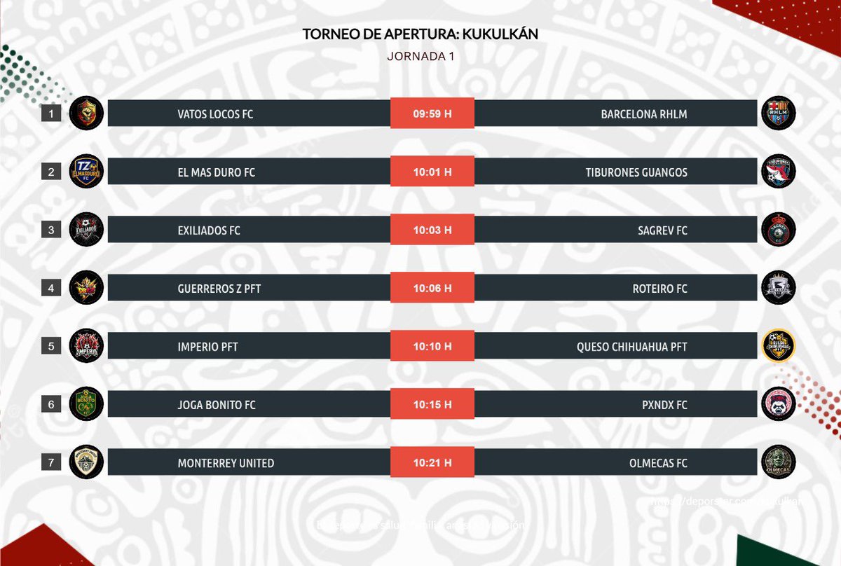 XolobalMX's tweet photo. JORNADA 1&amp;2: KUKULKÁN https://t.co/SJFCEbI7hj