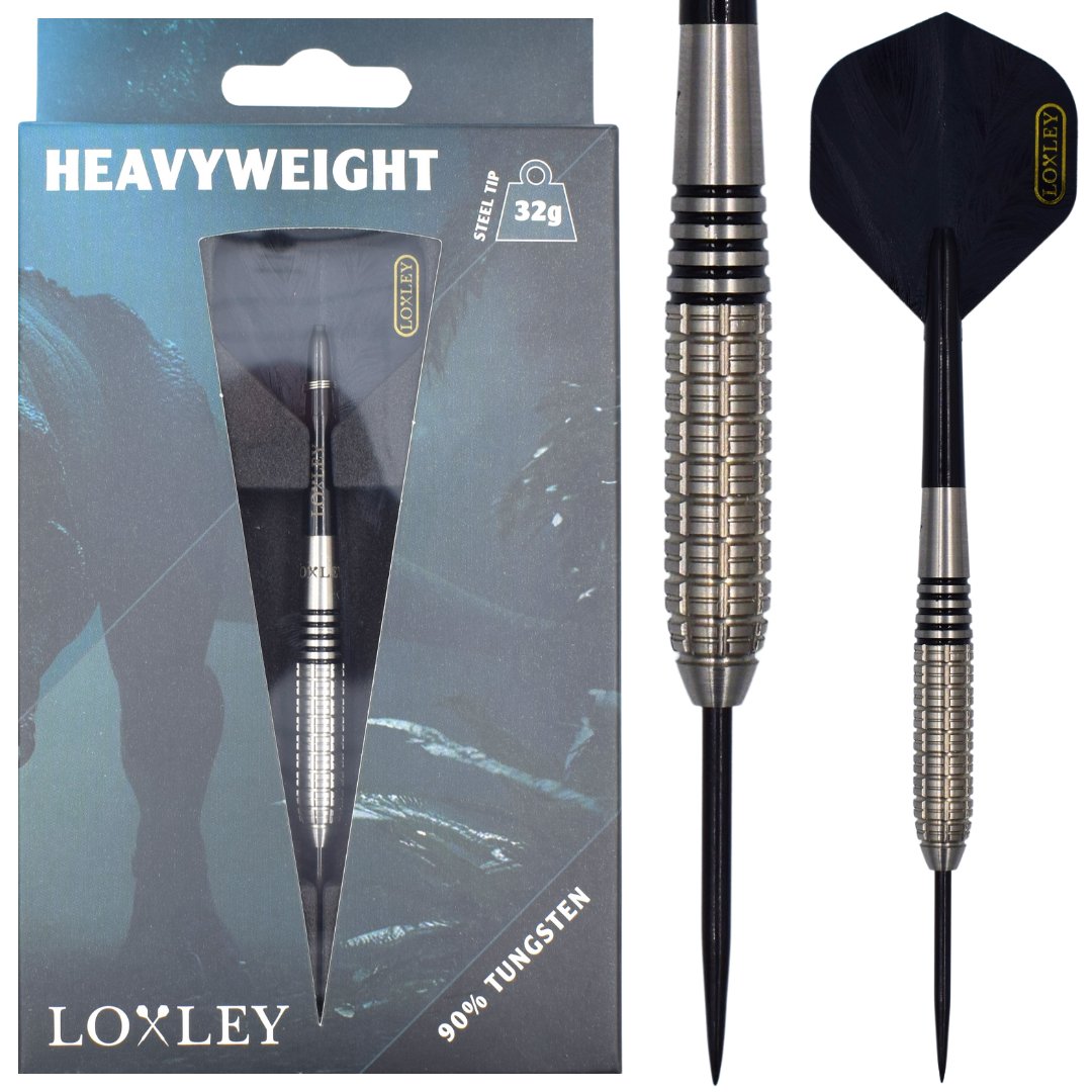 🆕 Heavyweight 🆕

They're back! We have been inundated with requests for these OG heavyweight darts that featured in a PDC Major televised final so here they are!

Dimensions:

32g – Length 51mm – Max Width 8mm

Barrels = 90% Tungsten