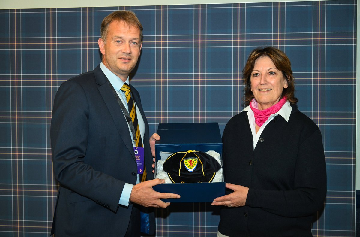 Scottish Football Museum (@sfootballmuseum) on Twitter photo ✨Hall of Fame induction ✨
Sheila Begbie has made an outstanding impact on the game in Scotland and we were delighted to see her inducted to the Scottish Football Hall of Fame at last Friday's <a href="/ScotlandNT/">Scotland National Team</a> match <a href="/HampdenPark/">Hampden Park Stadium</a>. Congratulations Sheila!
scottishfootballmuseum.org.uk/news/sheila-be… ✨Hall of Fame induction ✨
Sheila Begbie has made an outstanding impact on the game in Scotland and we were delighted to see her inducted to the Scottish Football Hall of Fame at last Friday's <a href="/ScotlandNT/">Scotland National Team</a> match <a href="/HampdenPark/">Hampden Park Stadium</a>. Congratulations Sheila!
scottishfootballmuseum.org.uk/news/sheila-be…