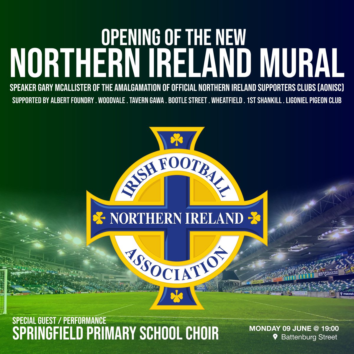 Something positive for the local community in the Greater Shankill. 

A lot of effort and goodwill have gone into making this happen. All welcome.