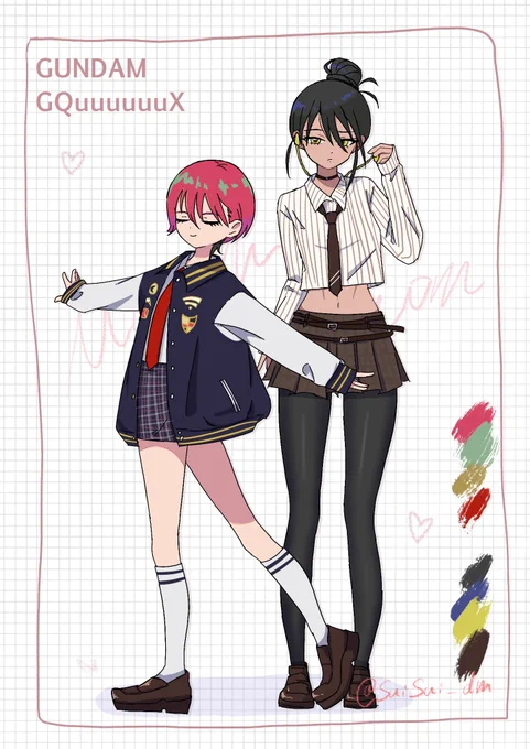 マチュ & ニャアン コーデ⑤ #GQuuuuuuX
