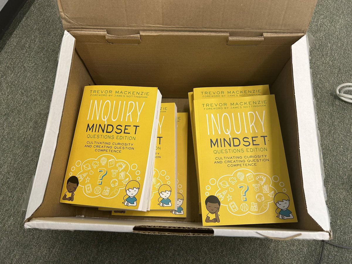 Excited to gift these to some colleagues at the end of the school year. Inspirational summer reading, hopefully! Thanks <a href="/trev_mackenzie/">Trevor MacKenzie</a>