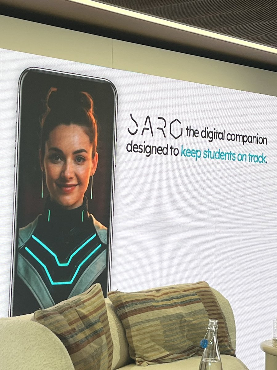 Congrats Digital Nation in Romania, a great #AI use case supporting #education completion, with Saro a AI ‘companion’ for students to boos them at key points. <a href="/Googleorg/">Google.org</a> Impact Summit